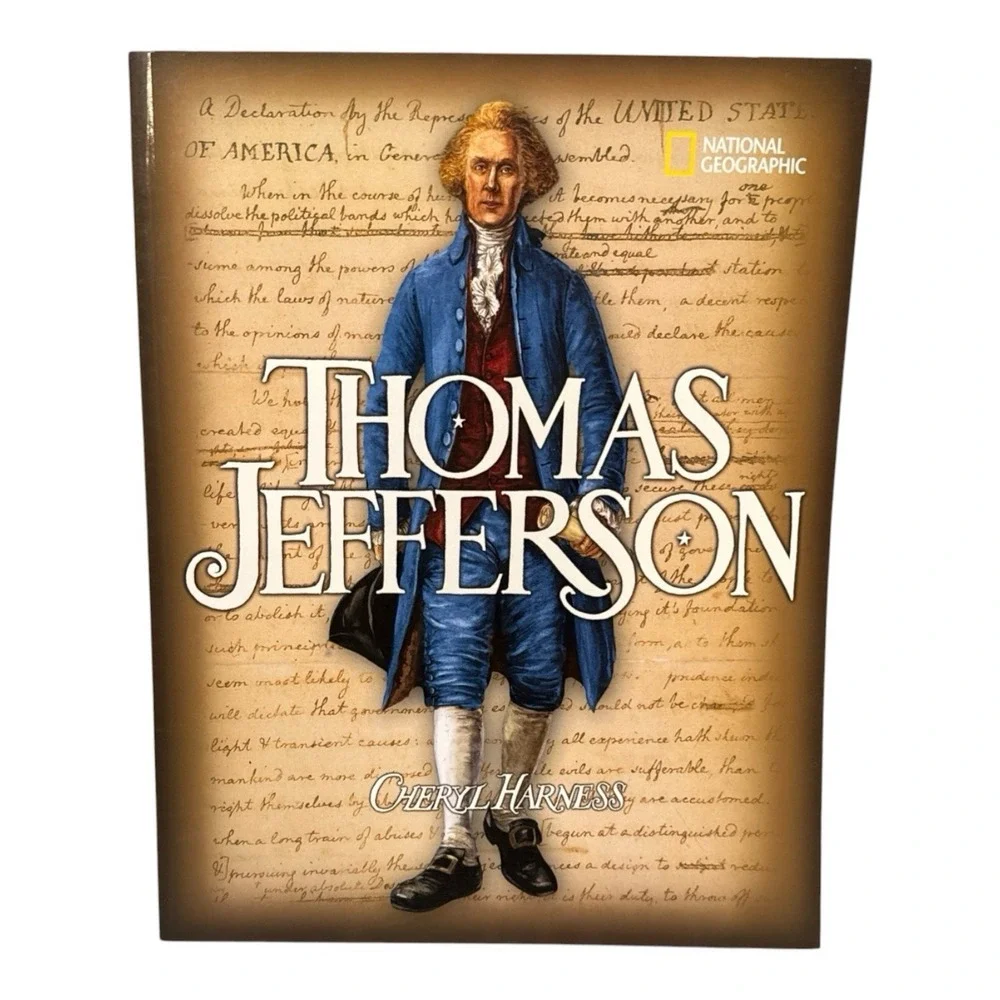 Thomas Jefferson Cheryl Harness National Geographic 2007 Paperback Biography‎